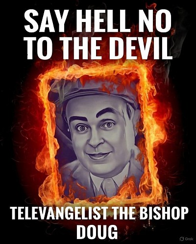 SAY HELL NO TO HELL. THE BISHOP DOUG 304 952 4225